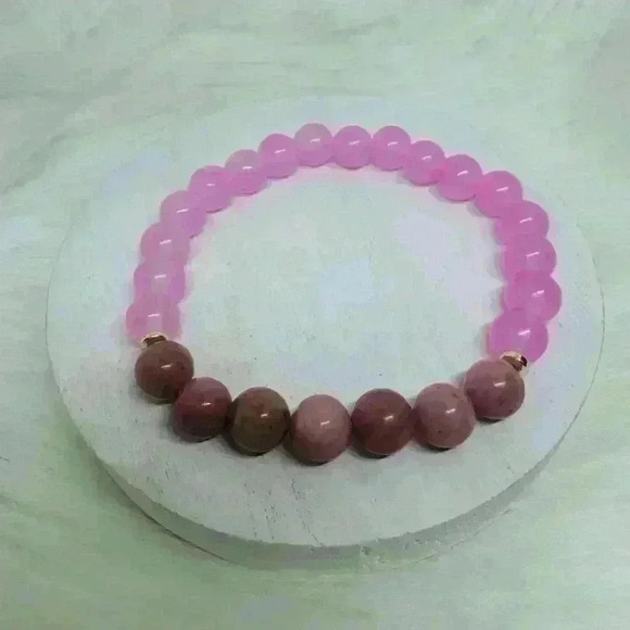 Pink Dream Beaded Bracelet Bundle Set 3 - Picture 4 of 7